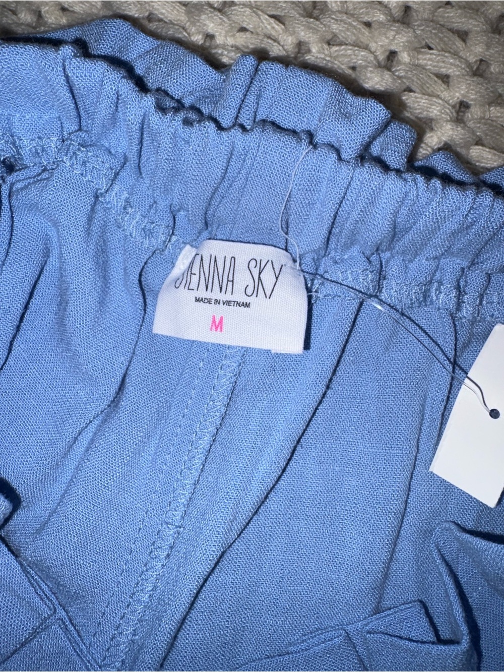 Sienna Sky -Light Blue Wide-Leg Pant     Memorial Fourth of July - Picture 2 of 5